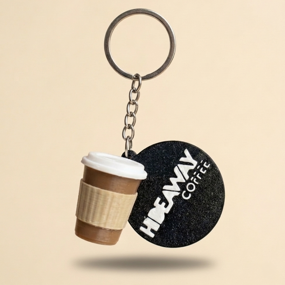 Hideaway Coffee Keychain